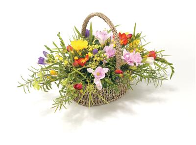 Basket Mixed Freesias